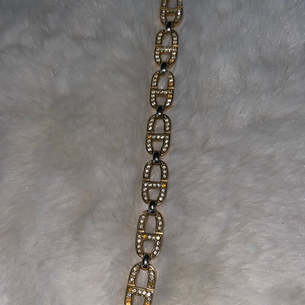 Vintage Christian Dior Bracelet. Missing only one time stone. Priced to sell.